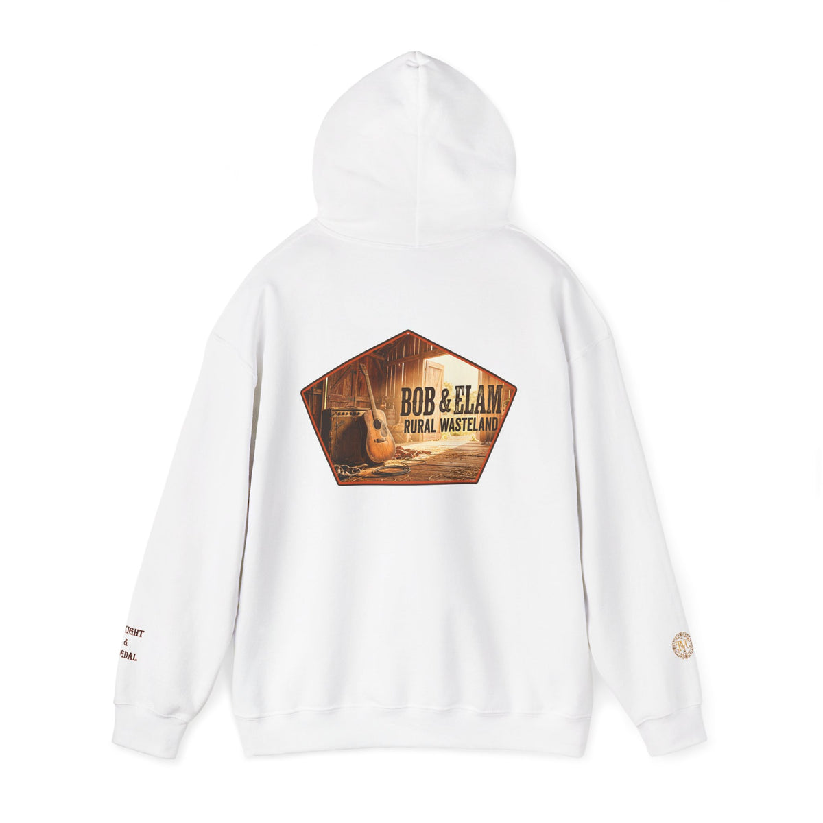 Bob & Elam Rural Rustic Farmhouse Graphic Hoodie