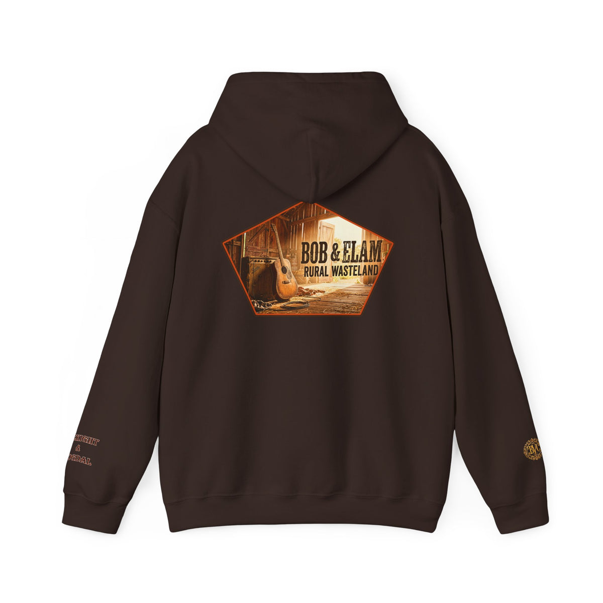 Bob & Elam Rural Rustic Farmhouse Graphic Hoodie