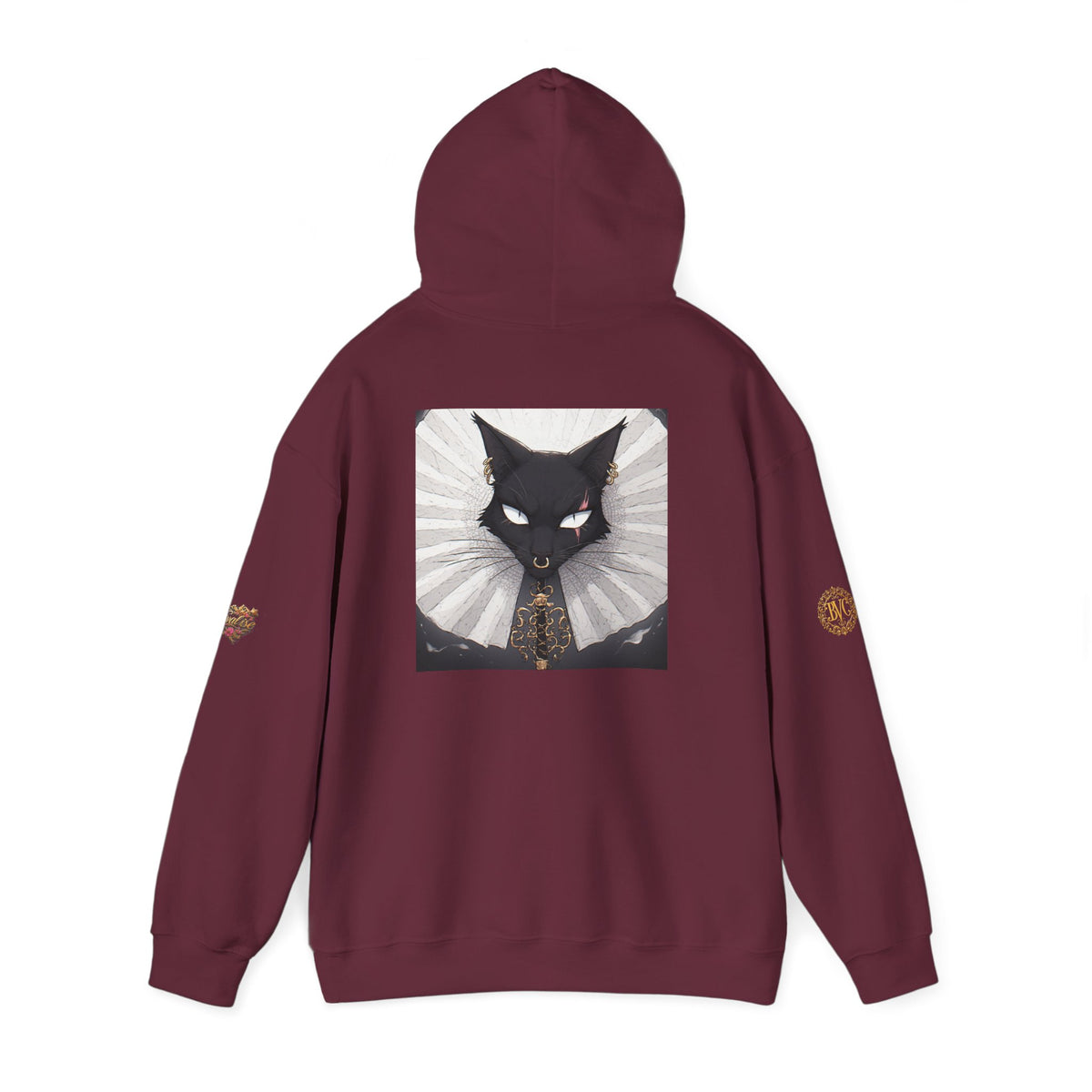 Gothic Aristocat Graphic Hoodie