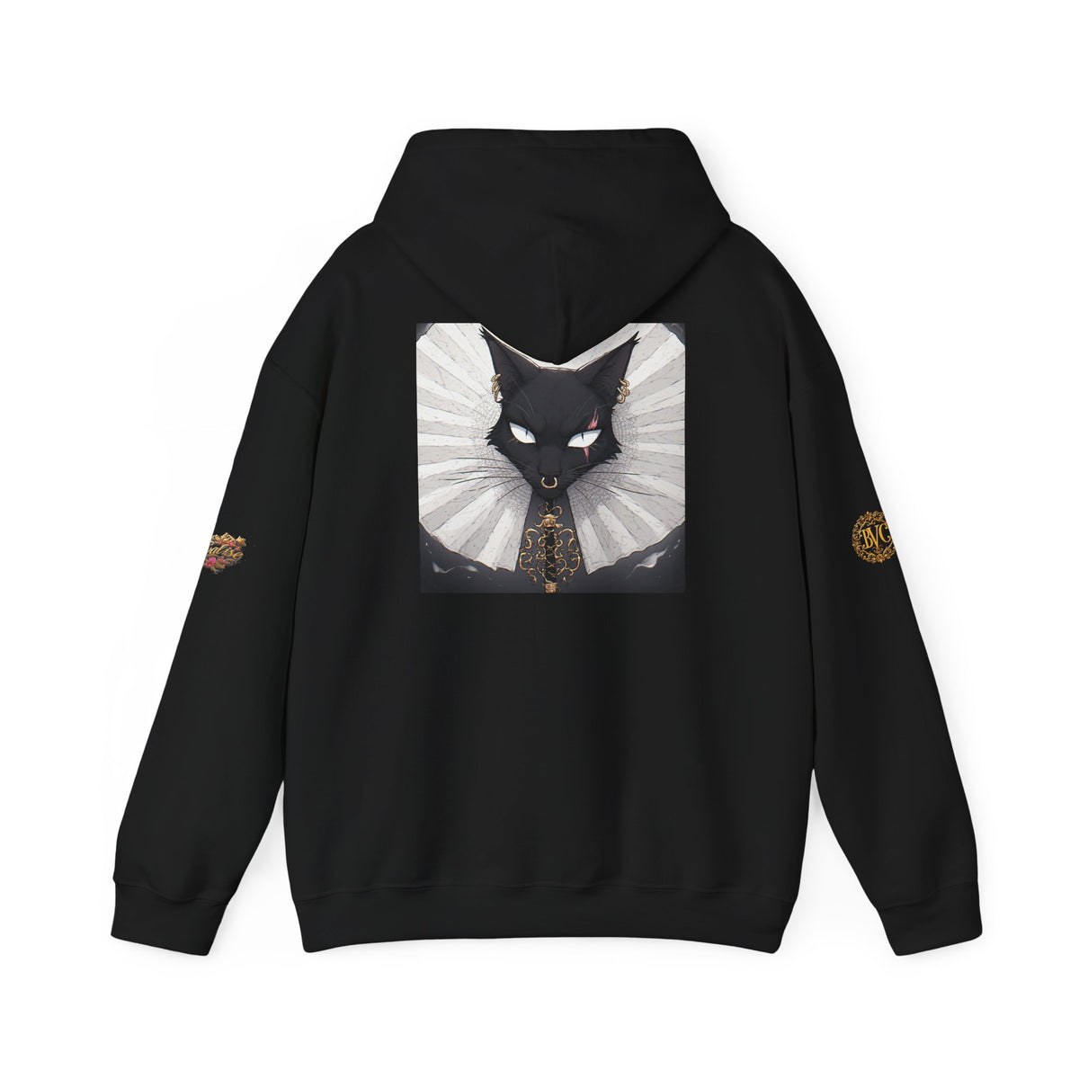 Gothic Aristocat Graphic Hoodie