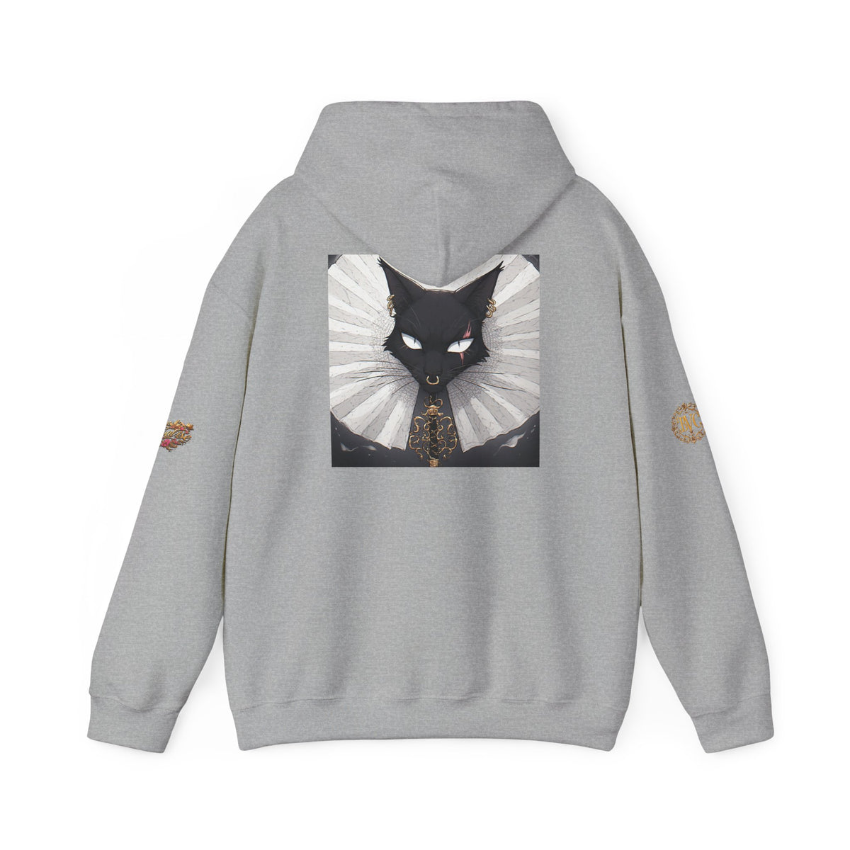 Gothic Aristocat Graphic Hoodie