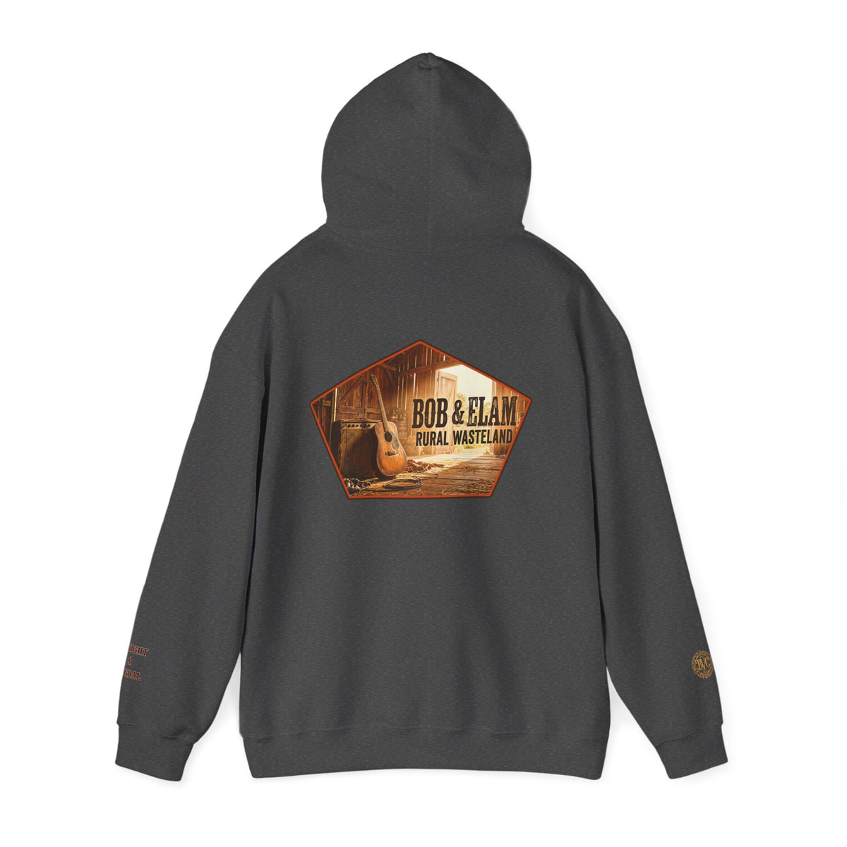 Bob & Elam Rural Rustic Farmhouse Graphic Hoodie