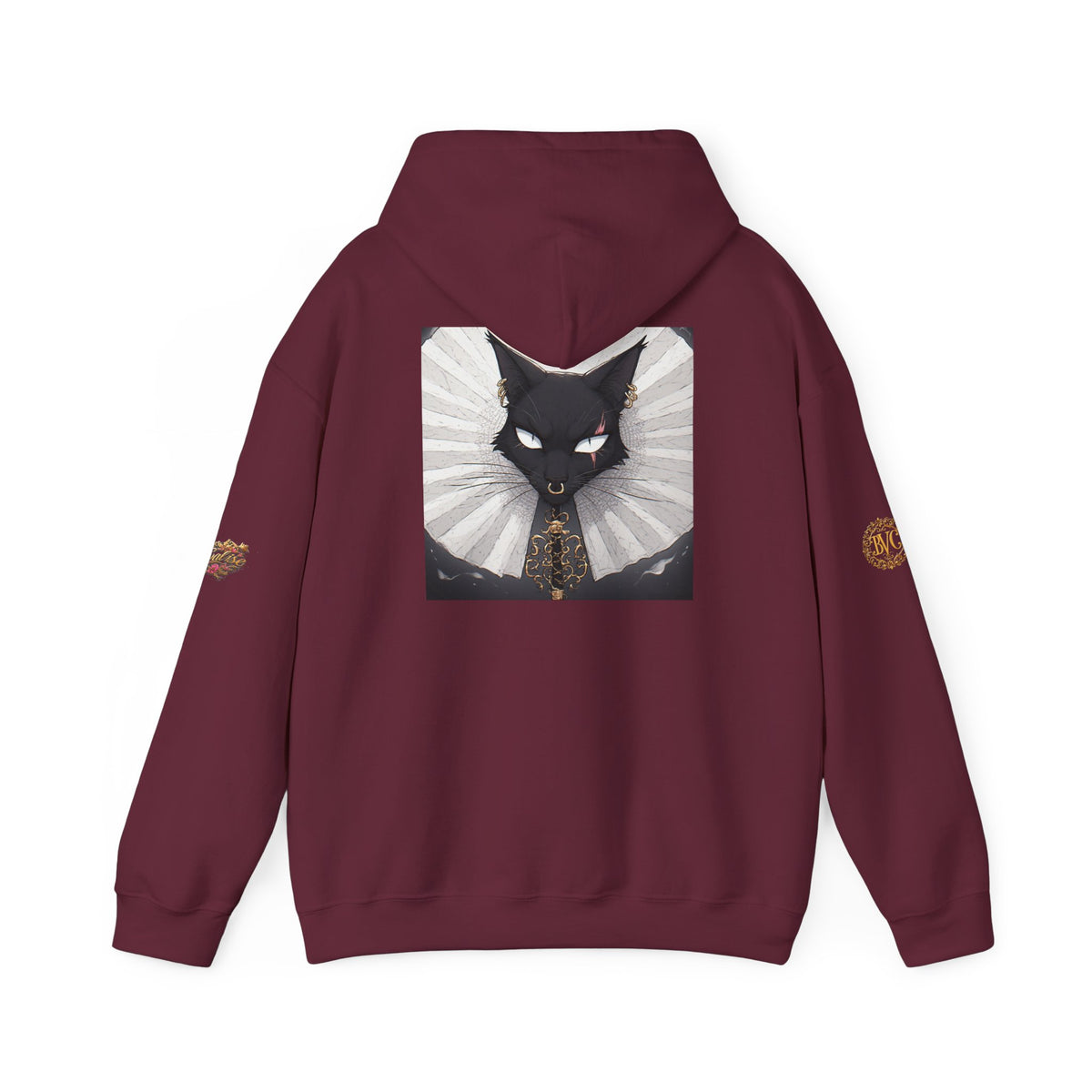Gothic Aristocat Graphic Hoodie
