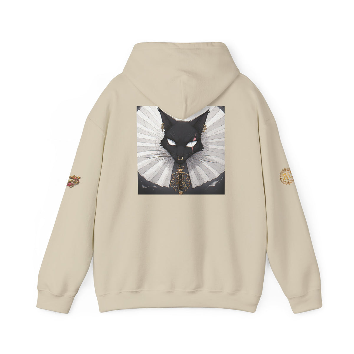 Gothic Aristocat Graphic Hoodie