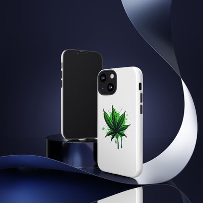 Sticky Icky Leaf Tough Phone Case