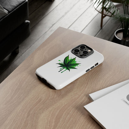 Sticky Icky Leaf Tough Phone Case
