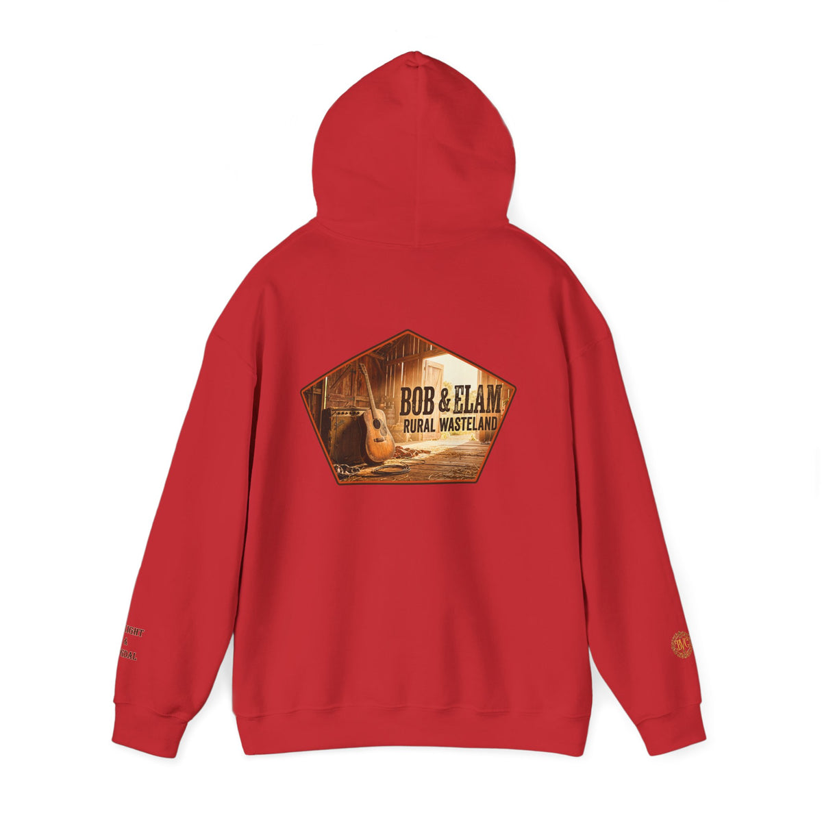 Bob & Elam Rural Rustic Farmhouse Graphic Hoodie