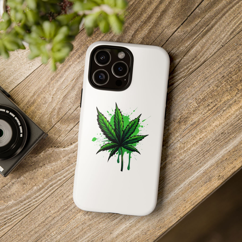 Sticky Icky Leaf Tough Phone Case