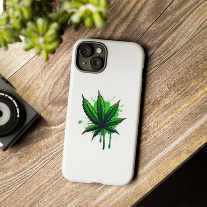 Sticky Icky Leaf Tough Phone Case