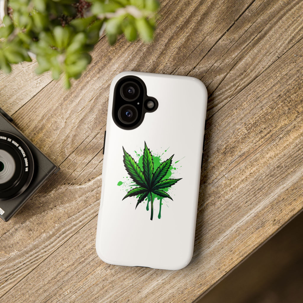 Sticky Icky Leaf Tough Phone Case