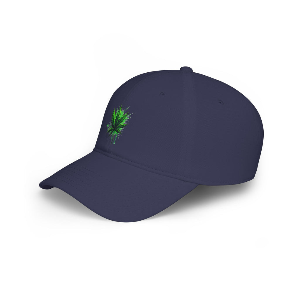 Cannabis Leaf Low Profile Baseball Cap