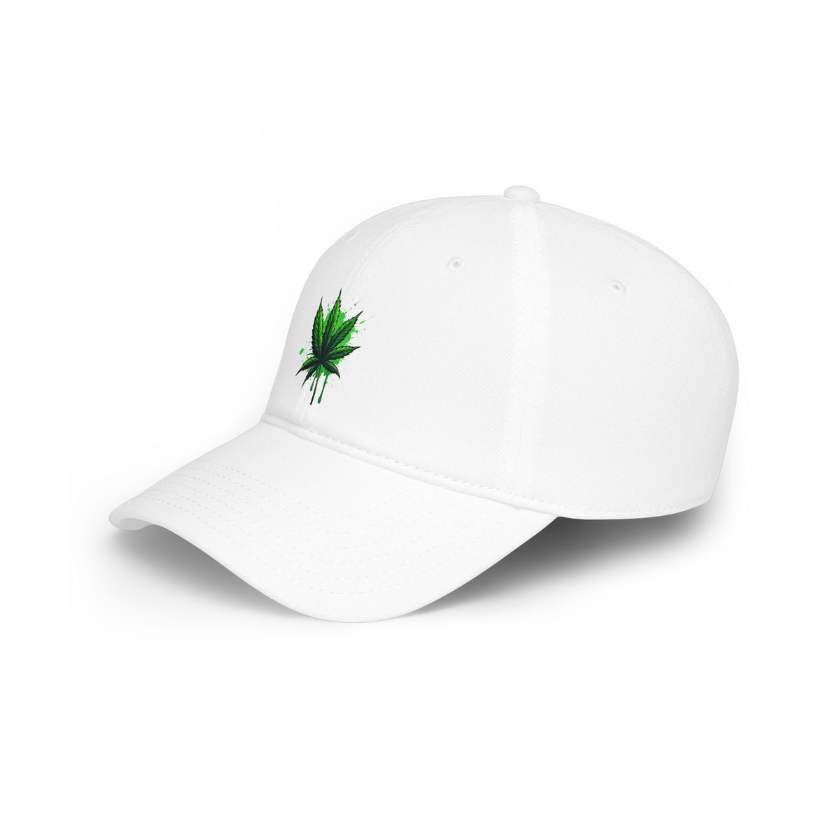 Cannabis Leaf Low Profile Baseball Cap