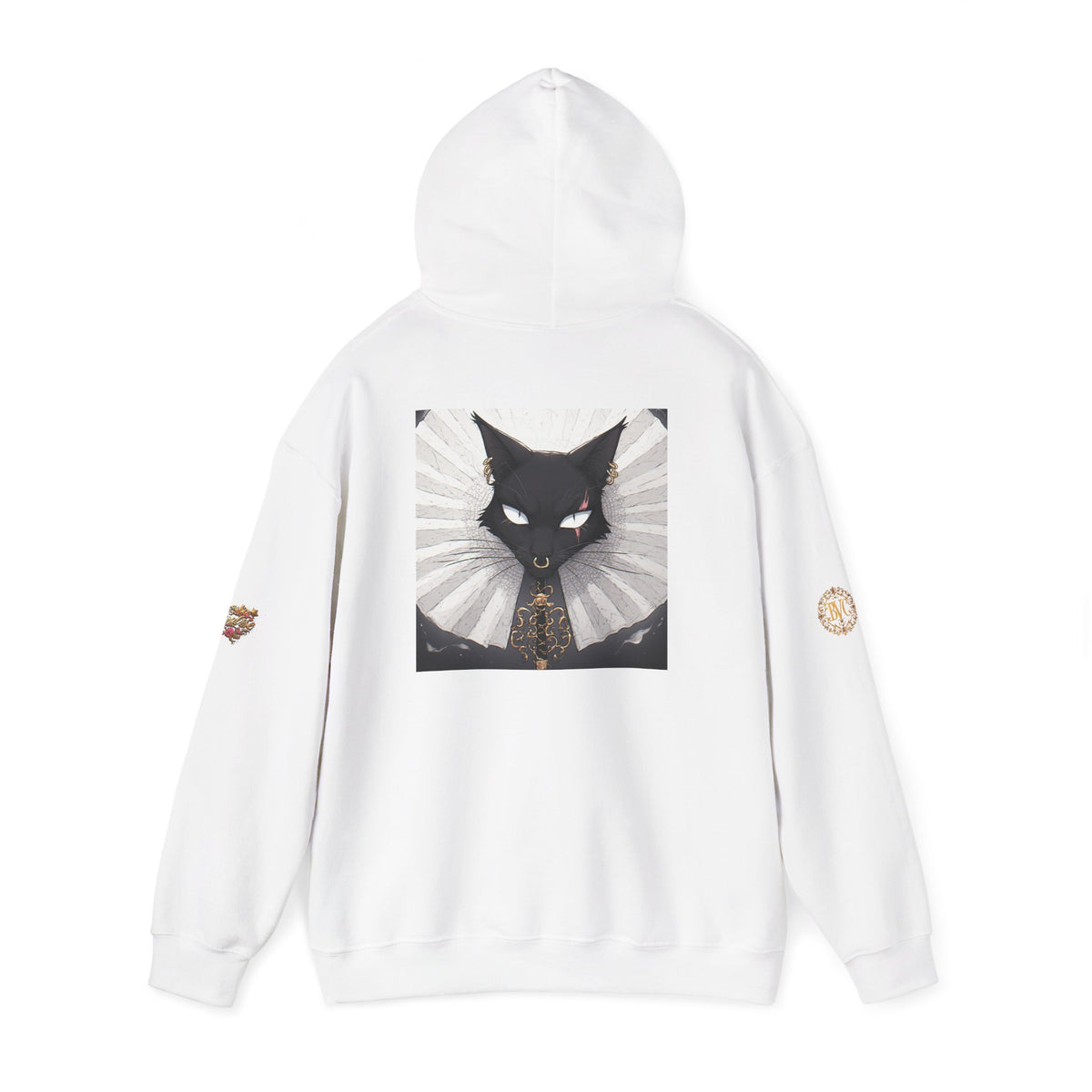 Gothic Aristocat Graphic Hoodie