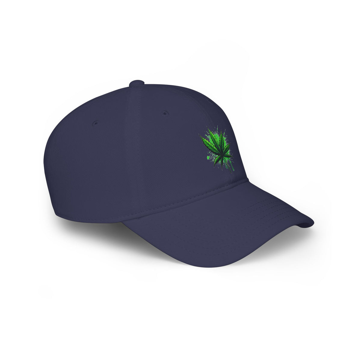 Cannabis Leaf Low Profile Baseball Cap