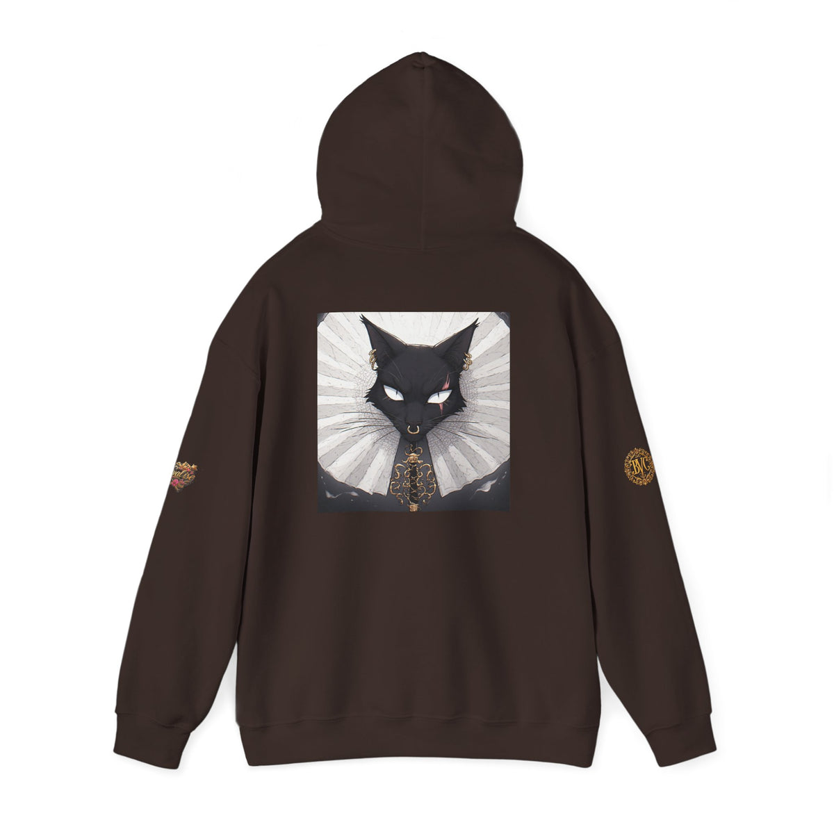 Gothic Aristocat Graphic Hoodie