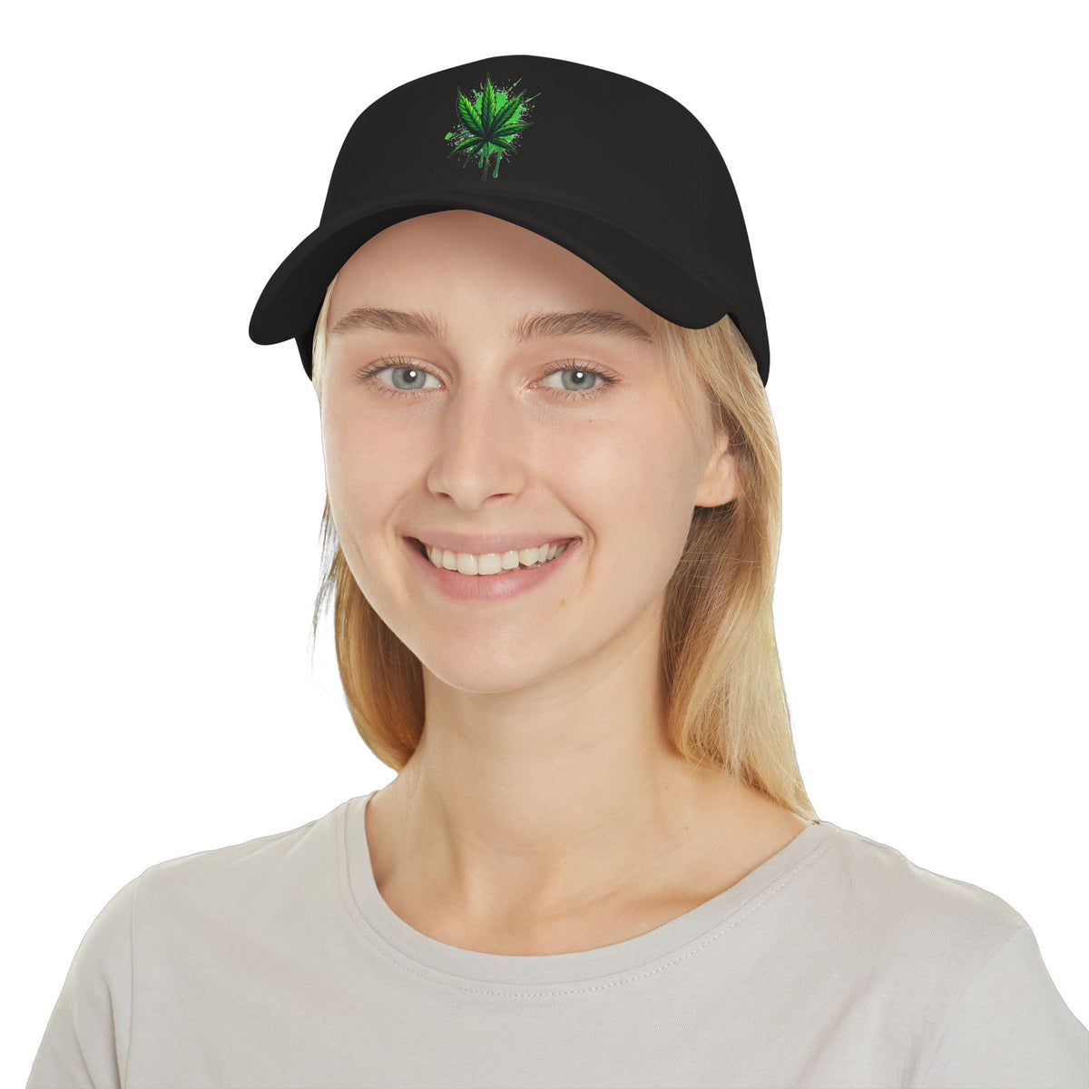 Cannabis Leaf Low Profile Baseball Cap