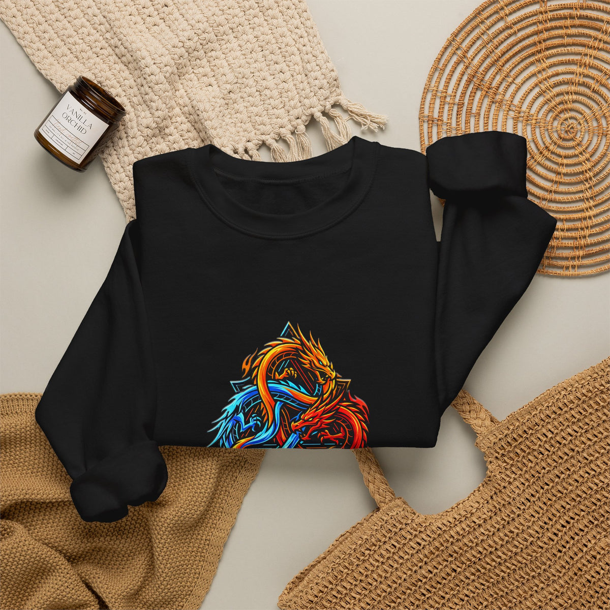 Black Dragon Omega Crewneck Sweatshirt
