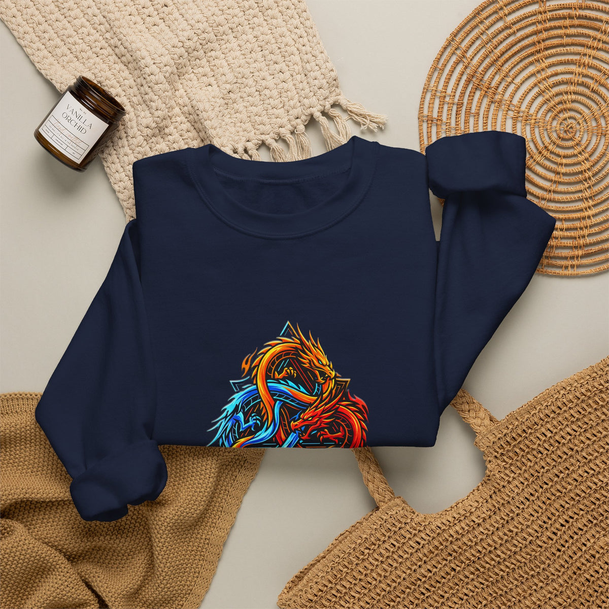 Black Dragon Omega Crewneck Sweatshirt