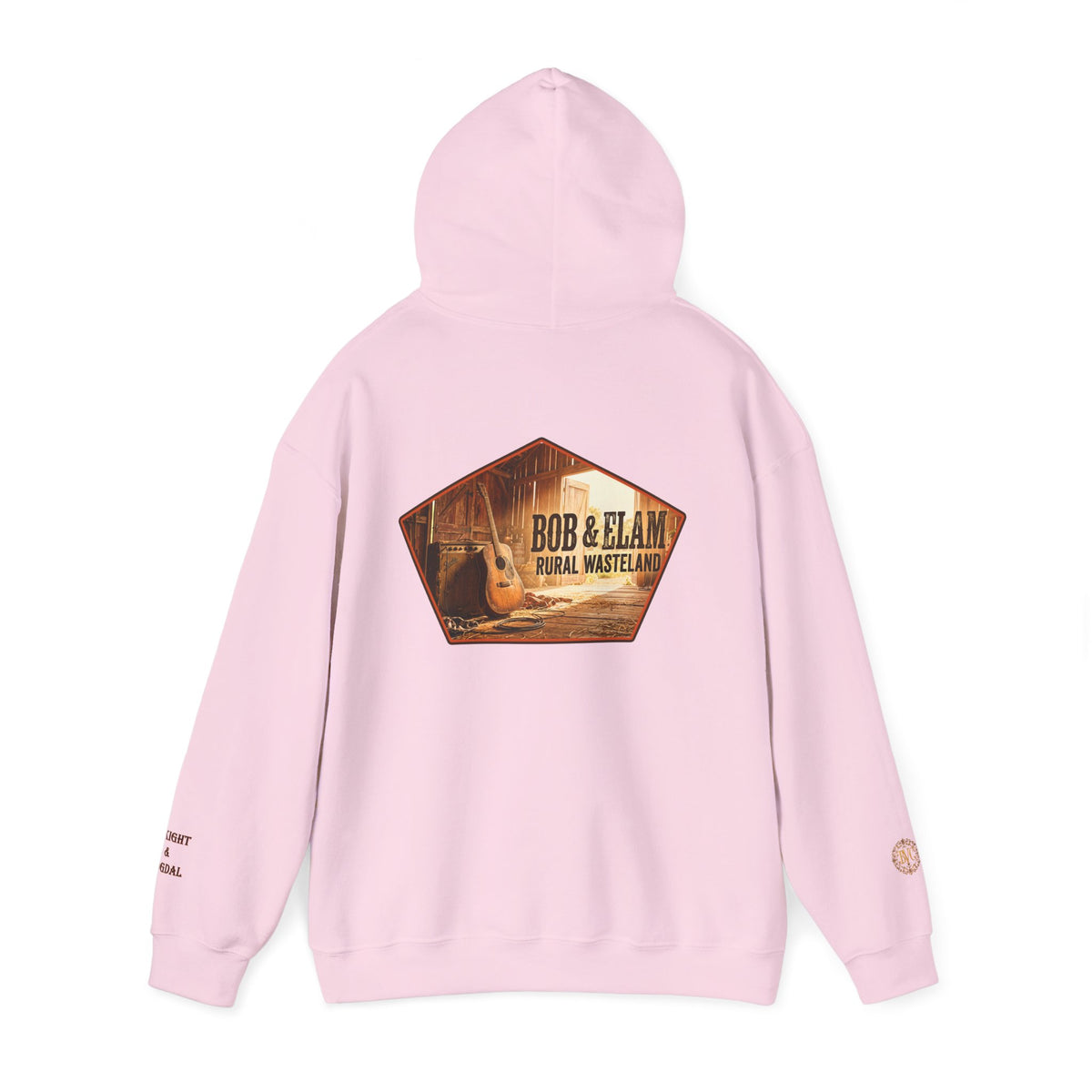 Bob & Elam Rural Rustic Farmhouse Graphic Hoodie
