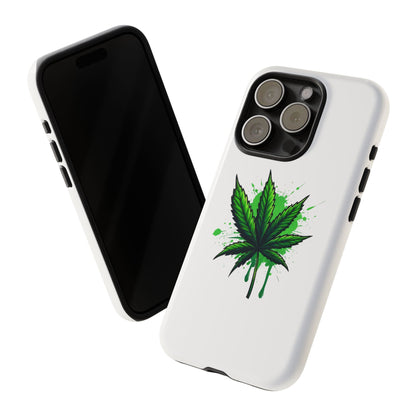 Sticky Icky Leaf Tough Phone Case