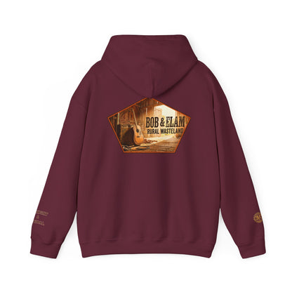 Bob & Elam Rural Rustic Farmhouse Graphic Hoodie