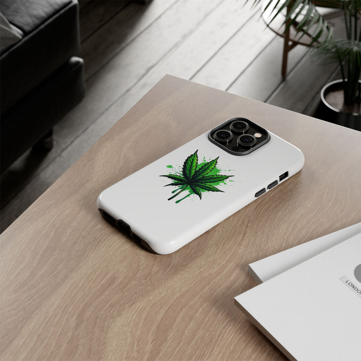 Sticky Icky Leaf Tough Phone Case
