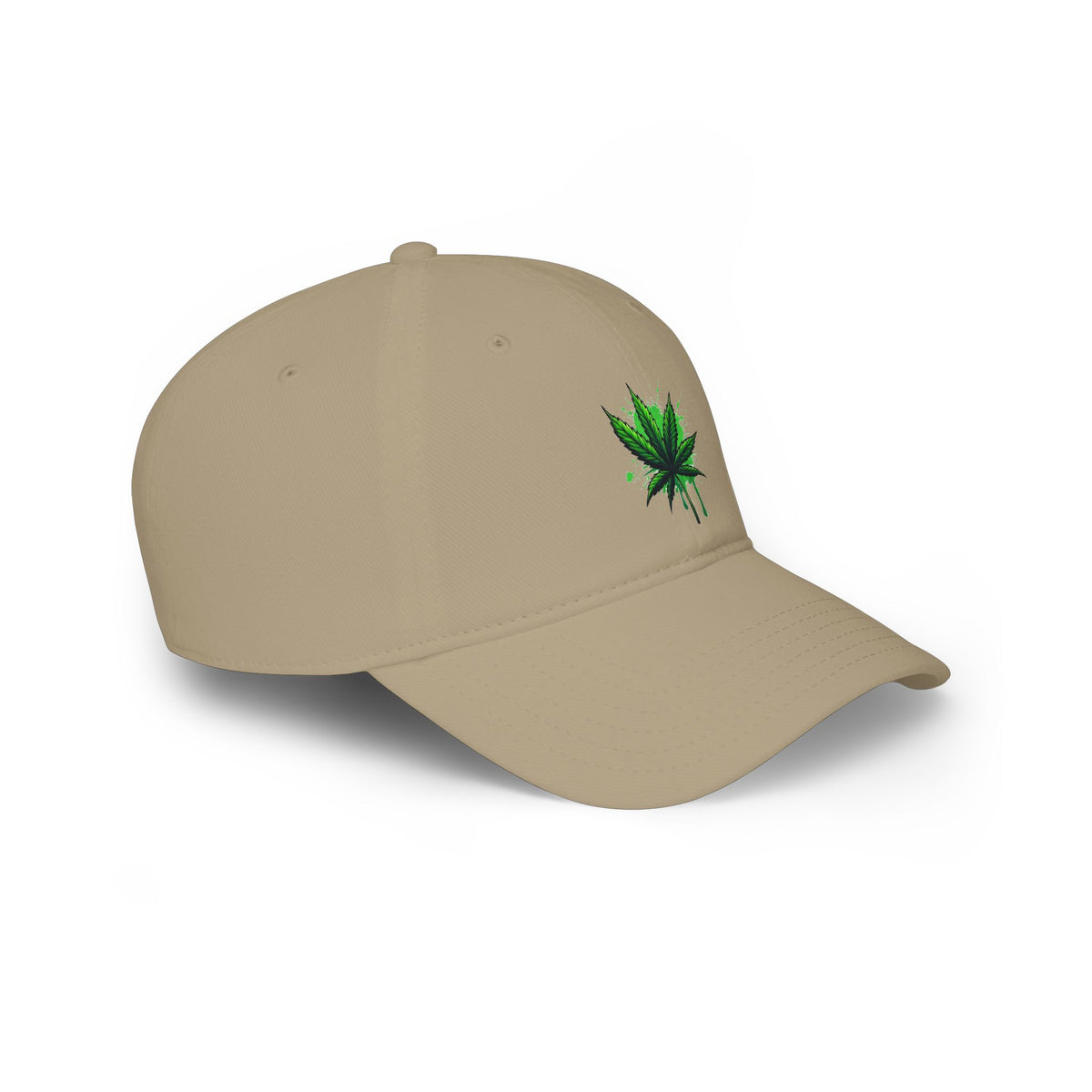 Cannabis Leaf Low Profile Baseball Cap