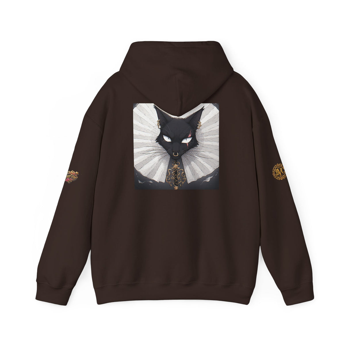 Gothic Aristocat Graphic Hoodie