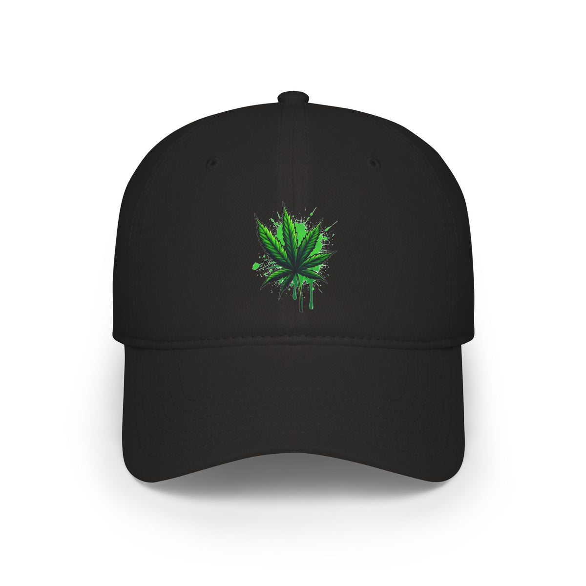 Cannabis Leaf Low Profile Baseball Cap