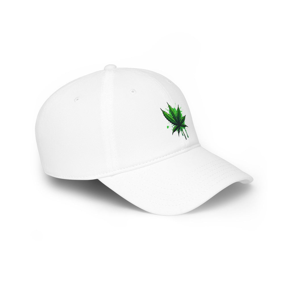 Cannabis Leaf Low Profile Baseball Cap