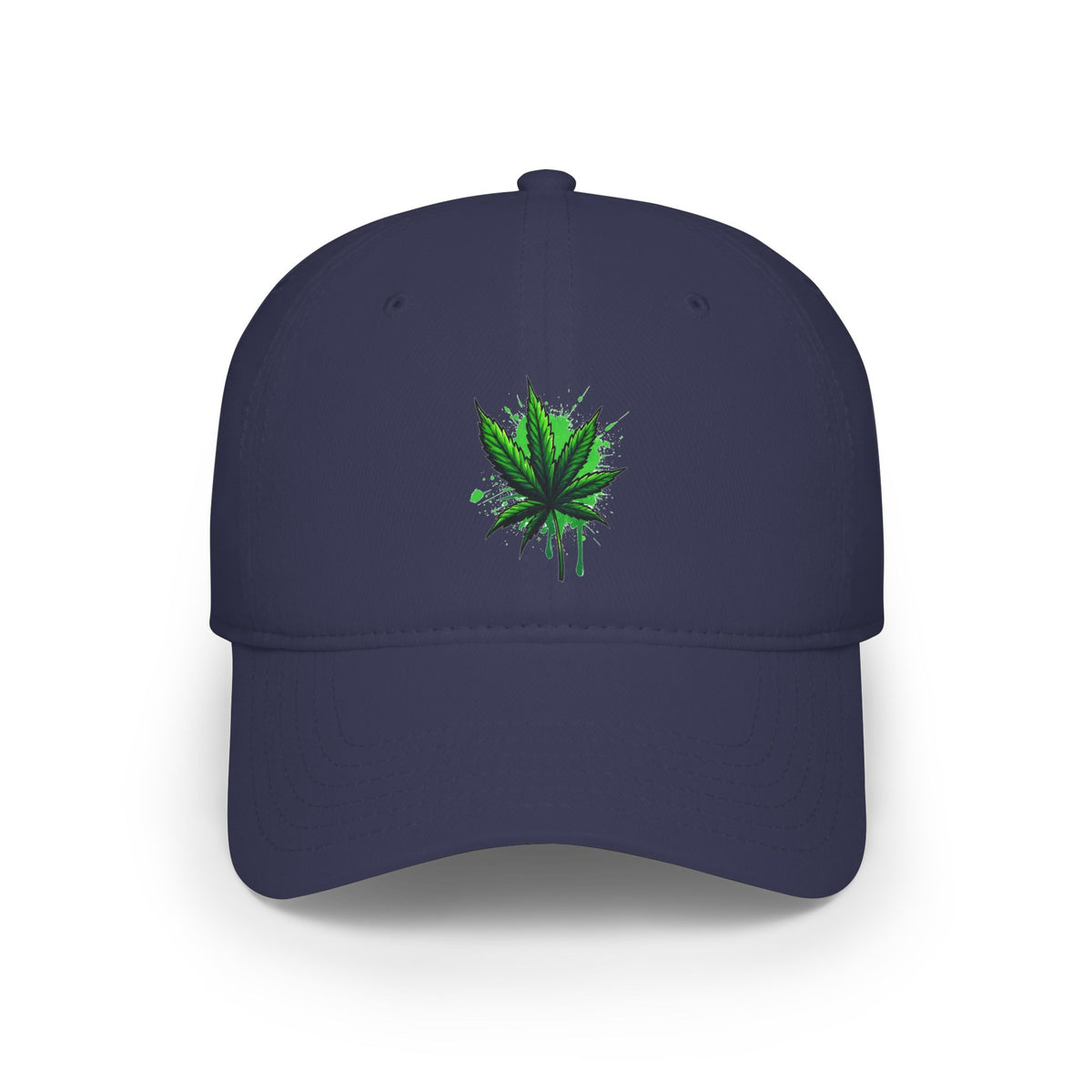 Cannabis Leaf Low Profile Baseball Cap