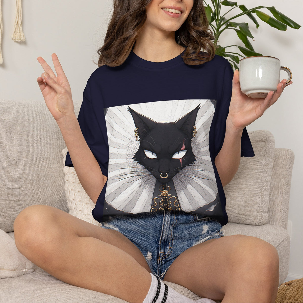 Gothic Aristocat Graphic Tee