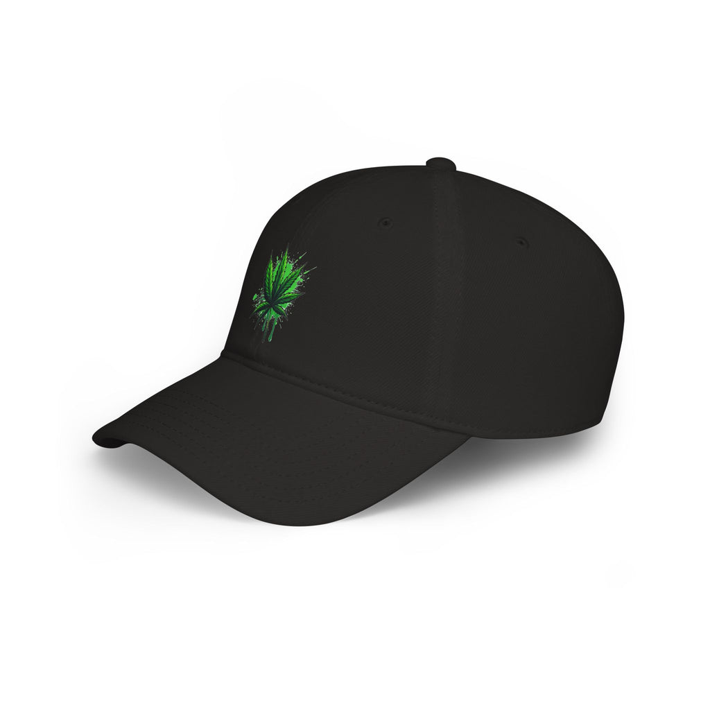 Cannabis Leaf Low Profile Baseball Cap