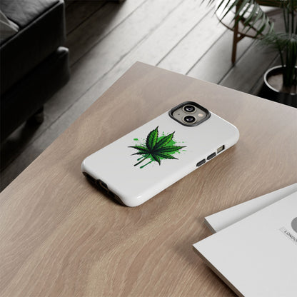 Sticky Icky Leaf Tough Phone Case