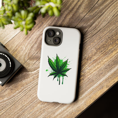 Sticky Icky Leaf Tough Phone Case