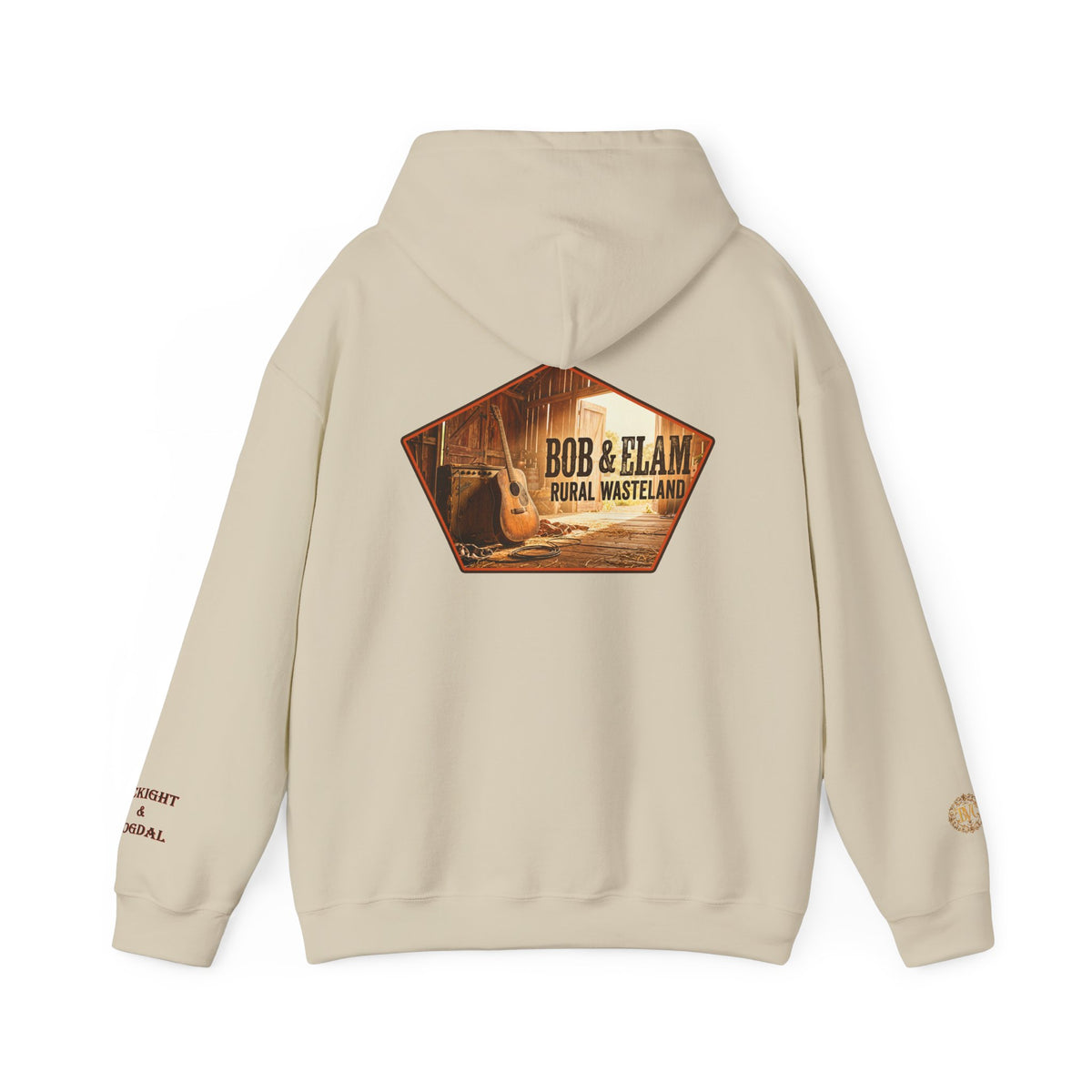 Bob & Elam Rural Rustic Farmhouse Graphic Hoodie