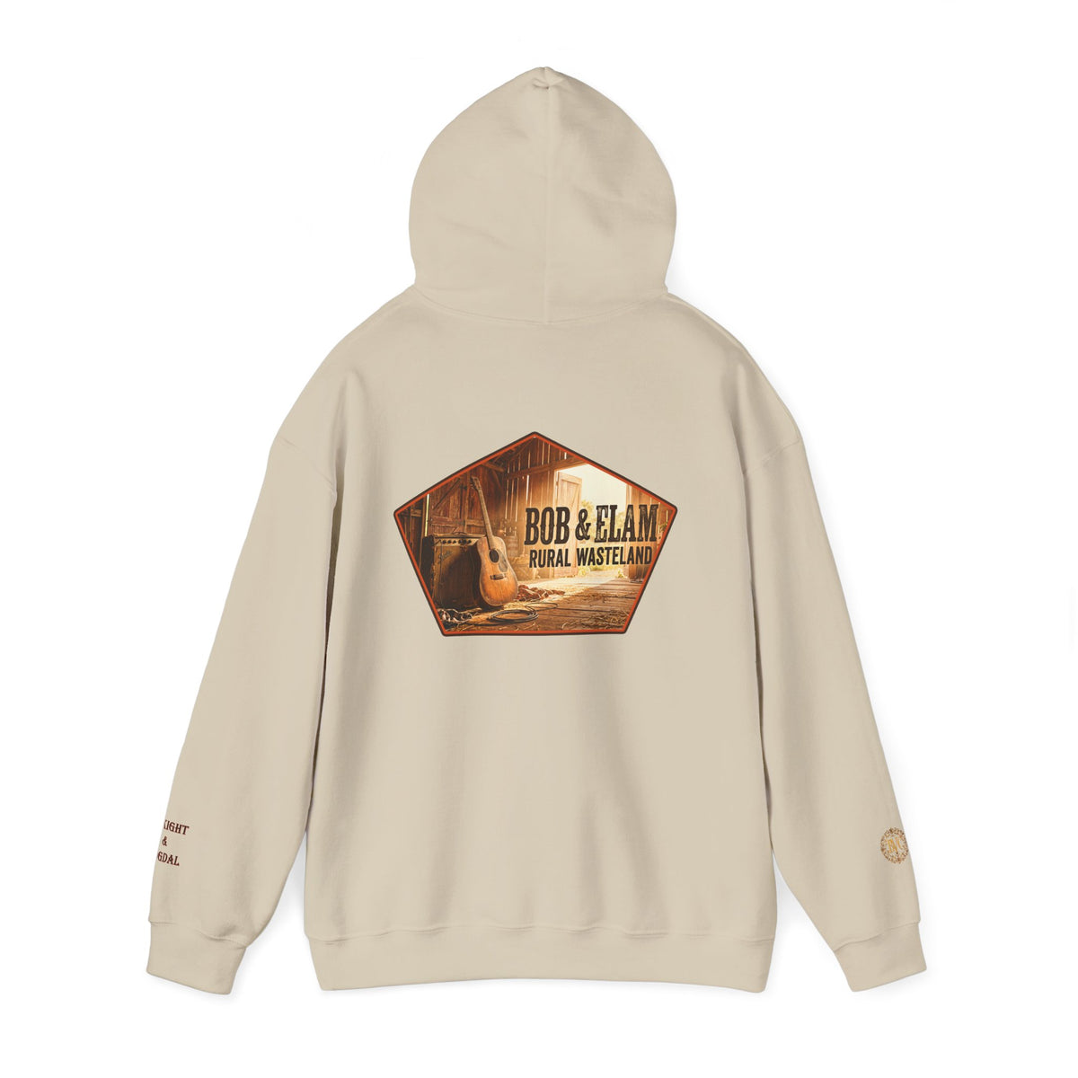 Bob & Elam Rural Rustic Farmhouse Graphic Hoodie