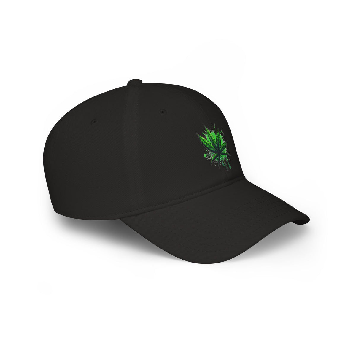 Cannabis Leaf Low Profile Baseball Cap