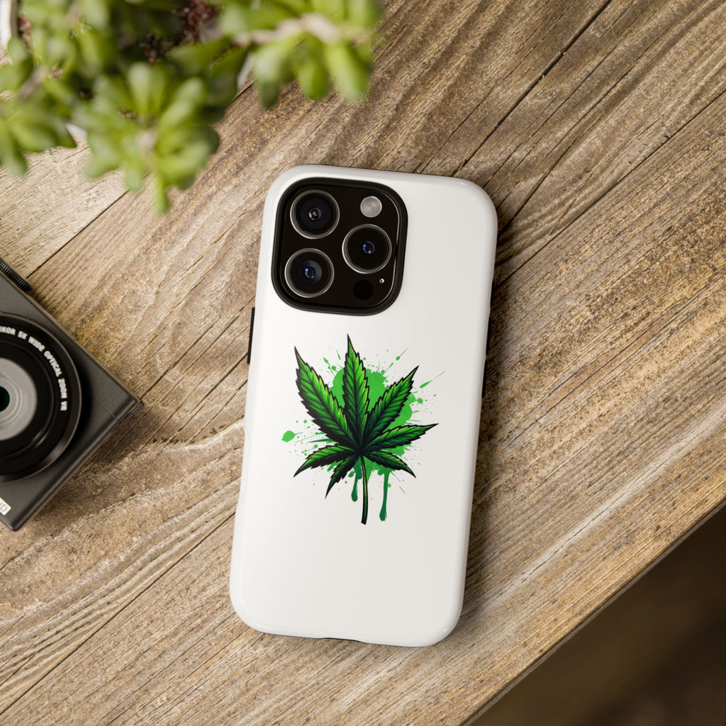 Sticky Icky Leaf Tough Phone Case